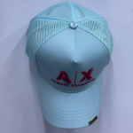 Men’s AX Emblem Two-Tone Breathable Trucker Cap